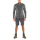 Icebreaker Awithay Long Sleeve Zip - Mens, TIMBERWOLF/Monsoon, Large, 104693001L