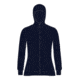 Icebreaker Central Classic Long Sleeve Zip Hoodie - Women's, Midnight Navy, Large, IB0A56O3401L
