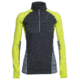 Icebreaker Comet Long Sleeve Half Zip Impulse - Women's-Jet Heather/Cactus-X-Small