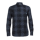 Icebreaker Departure II Long Sleeve Shirt - Men's -Black/Stealth-X-Large