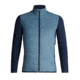 Icebreaker Descender Hybrid Jacket - Mens, Granite Blue/Dark Night Heather, Small, 104280-401-S