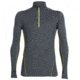 Icebreaker Factor Long Sleeve Half Zip Tee - Men's-Monsoon/Cactus-Small