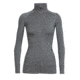Icebreaker Fluid Zone Long Sleeve Zip - Women's, Metal/Dew, Extra Large, 104150001XL
