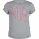 Icebreaker Girls Spheria Short Sleeve Wild Arrow Top - Girls -6-Fossil heather