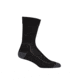 Icebreaker Hike+ Light Crew Socks - Mens, Black/Mink/Monsoon, Medium, IB105103285M