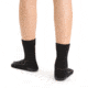 Icebreaker Hike+ Light Crew Socks - Womens, Black/Monsoon/Mink, Small, IB105099272S