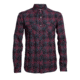 Icebreaker Lodge Long Sleeve Flannel Shirt - Men's-Redwood/Stealth/Black-Small