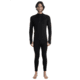Icebreaker Men 300 MerinoFine Polar LS Half Zip, Black, L, IBBA56Q9001L