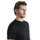 Icebreaker Men Merino 125 Cool-Lite Sphere SS Tee, Black, XL, IB0A56ZM001XL