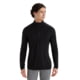 DEMO, Icebreaker Men Merino 200 Oasis LS Half Zip, Black, M, IBB04367001M