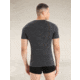 Icebreaker Merino 150 Anatomica SS Crewe - Men's, Jet Heather, Large, IB103033011L