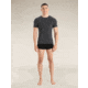 Icebreaker Merino 150 Anatomica SS Crewe - Mens, Jet Hthr, Large, IB103033011L