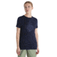 Icebreaker Merino 150 Tech Lite III SS Tee Hike Path - Womens, Midnight Navy, Extra Small, IB0A56YJ401XS