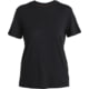 Icebreaker Merino 150 Tech Lite SS Relaxed T-Shirt - Women's, Black, Small, IB0A56XZ001S