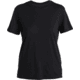 Icebreaker Merino 150 Tech Lite SS Relaxed T-Shirt - Womens, Black, Extra Small, IB0A56XZ001XS