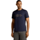 Icebreaker Merino 150 Tech Lite SS T-Shirt Pukaki Reflected - Mens, Midnight Navy, Large, IB0A572Q401L