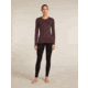 Icebreaker Merino 200 Oasis Long Sleeve Crew Thermal Top - Womens, Java, Medium, IB1043750GWM
