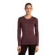 Icebreaker Merino 200 Oasis Long Sleeve Crew Thermal Top - Womens, Java, Small, IB1043750GWS