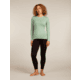 Icebreaker Merino 200 Oasis Long Sleeve Crew Thermal Top - Womens, Seaglass, Small, IB1043750GZS