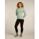 Icebreaker Merino 200 Oasis Long Sleeve Crew Thermal Top - Womens, Seaglass, Small, IB1043750GZS