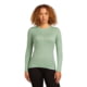 Icebreaker Merino 200 Oasis Long Sleeve Crew Thermal Top - Women's, Seaglass, Large, IB1043750GZL