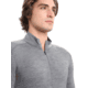 Icebreaker Merino 200 Oasis Long Sleeve Half Zip Thermal Top - Mens, Gritstone HTHR, Extra Large, IBB04367013XL