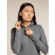 Icebreaker Merino 200 Oasis Long Sleeve Half Zip Thermal Top - Womens, Gritstone HTHR, Large, IBB04380013L