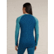 Icebreaker Merino 200 ZoneKnit Long Sleeve Crew Thermal Top - Mens, Atlantis/Topaz/CB, Extra Large, IB0A579O0J7XL