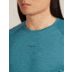 Icebreaker Merino 200 ZoneKnit Long Sleeve Crew Thermal Top - Mens, Atlantis/Topaz/CB, Extra Large, IB0A579O0J7XL