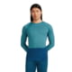 Icebreaker Merino 200 ZoneKnit Long Sleeve Crew Thermal Top - Men's, Atlantis/Topaz/CB, Extra Large, IB0A579O0J7XL