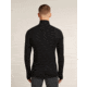 Icebreaker Merino 200 ZoneKnit Long Sleeve Half Zip Thermal Top - Mens, Black, Large, IB0A57CH001L