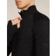 Icebreaker Merino 200 ZoneKnit Long Sleeve Half Zip Thermal Top - Mens, Black, Large, IB0A57CH001L