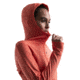 Icebreaker Merino 260 Quantum IV LS Zip Hoodie - Womens, Tang, Extra Large, IB0A56XRB75XL