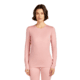 Icebreaker Merino 260 Tech Long Sleeve Crew Thermal Top - Womens, Blush, Large, IB1043870GUL