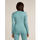 Icebreaker Merino 260 Tech Long Sleeve Crew Thermal Top - Womens, Hydro, Small, IB104387451S