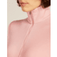 Icebreaker Merino 260 Tech Long Sleeve Half Zip Thermal Top - Womens, Blush, Large, IBB043900GUL