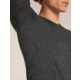 Icebreaker Merino 260 ZoneKnit Long Sleeve Crew Thermal Top - Mens, Jet HTHR, Extra Large, IB0A57CI011XL