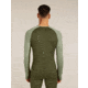 Icebreaker Merino 260 ZoneKnit Long Sleeve Crew Thermal Top - Mens, Loden/Lichen/CB, Extra Large, IB0A57CI0JFXL
