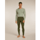 Icebreaker Merino 260 ZoneKnit Long Sleeve Crew Thermal Top - Mens, Loden/Lichen/CB, Large, IB0A57CI0JFL
