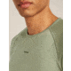 Icebreaker Merino 260 ZoneKnit Long Sleeve Crew Thermal Top - Mens, Loden/Lichen/CB, Extra Large, IB0A57CI0JFXL