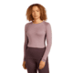 Icebreaker Merino 260 ZoneKnit Long Sleeve Crew Thermal Top - Womens, Java/Summit/CB, Medium, IB0A57CL0JQM