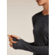 Icebreaker Merino 260 ZoneKnit Long Sleeve Crew Thermal Top - Womens, Jet HTHR, Medium, IB0A57CL011M