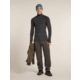 Icebreaker Merino 260 ZoneKnit Long Sleeve Half Zip Thermal Top - Mens, Jet HTHR, Large, IB0A57CJ011L
