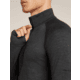 Icebreaker Merino 260 ZoneKnit Long Sleeve Half Zip Thermal Top - Mens, Jet HTHR, Large, IB0A57CJ011L