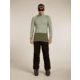 Icebreaker Merino 260 ZoneKnit Long Sleeve Half Zip Thermal Top - Mens, Loden/Lichen/CB, Extra Large, IB0A57CJ0JFXL