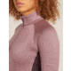 Icebreaker Merino 260 ZoneKnit Long Sleeve Half Zip Thermal Top - Womens, Java/Summit/CB, Small, IB0A57CM0JQS