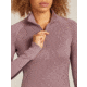 Icebreaker Merino 260 ZoneKnit Long Sleeve Half Zip Thermal Top - Womens, Java/Summit/CB, Small, IB0A57CM0JQS