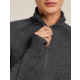 Icebreaker Merino 260 ZoneKnit Long Sleeve Half Zip Thermal Top - Womens, Jet HTHR, Large, IB0A57CM011L