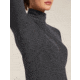 Icebreaker Merino 260 ZoneKnit Long Sleeve Half Zip Thermal Top - Womens, Jet HTHR, Large, IB0A57CM011L
