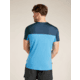 Icebreaker Merino Blend 125 Cool-Lite Sphere SS T-Shirt Colour Block - Mens, Arctic/Abyss/CB, Small, IB0A56X30GES